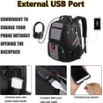 thumbnail image 4 of Extra Large 50l Laptop Backpacks Water Resistant College Backpacks Airline Approved Business Work Bag With Usb Charging Port Fits 17 Inch Computer, 4 of 4