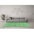 thumbnail image 3 of Ahgly Company Indoor Rectangle Abstract Emerald Green Modern Area Rugs, 2' x 3', 3 of 4