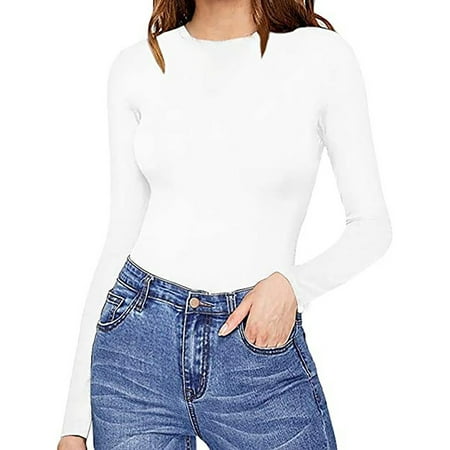 CZSCPDAW Plus Size Lingerie For Women Floral Teddy Bodysuits See Through Sexy Deep V Neck Mini Womens Round Neck Long Sleeve Bodysuit Sexy Bottoming Shirt Jumpsuit Pajamas