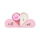 thumbnail image 2 of Conjunto de caja de regalo con joyas de rosas | Anillo, pendientes y collar con colgante de doble apertura | Incluye collar de corazón | Regalo romántico de aniversario y cumpleaños para ella |, 2 of 3
