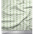 thumbnail image 1 of Soimoi Poly Georgette Fabric Floral & Circle Geometric Printed Craft Fabric by the Yard 52 Inch Wide, 1 of 3