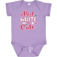 thumbnail image 3 of Inktastic 4th of July Red White and Cute with Arrow and Stars Boys or Girls Baby Bodysuit, 3 of 5