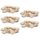thumbnail image 2 of Bloques De Madera Para Manualidades, 100 Unidades De Bloques De Madera Para Manualidades Con Forma De Flor Para Fiestas, 2 of 7