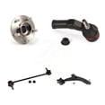 thumbnail image 1 of Transit Auto Ensemble de Roulement de Moyeu avant Droit Bras de Commande Inférieur avec Rotule Tige de Liaison Extérieure et Kit de Stabilisation pour Voiture Volvo S40 V50 C70 K7T-106607, 1 of 11