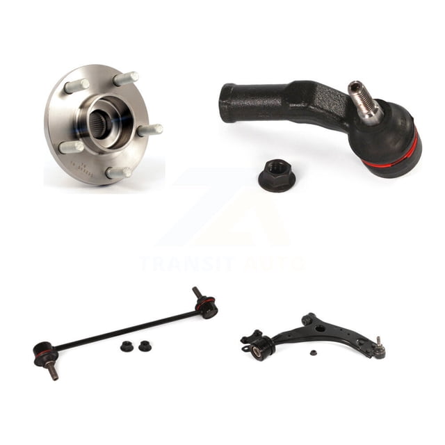 Transit Auto Ensemble de Roulement de Moyeu avant Droit Bras de Commande Inférieur avec Rotule Tige de Liaison Extérieure et Kit de Stabilisation pour Voiture Volvo S40 V50 C70 K7T-106607