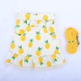 thumbnail image 4 of Hamster Harness 1 Set Dress Up Soft Durable Peach Print Pet Rabbit Hamster Leash Rope, 4 of 5