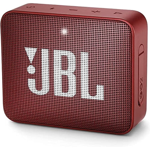 GO 2 - Mini Altavoz Bluetooth Portátil - IPX7 Resistente al Agua para Piscinas y Playas - Batería de 5 h - Calidad de Audio JBL - Rojo