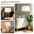 thumbnail image 7 of AzulHome 18" Large Square Lamp Shade Top:(8.3"x15"), Bottom:(10.3"x18.2"), Height: 11", Linen Drum Lamp Shades, Durable Fabric Lampshades Replacement, 7 of 7