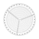 thumbnail image 5 of Herramientas Buscador Alta Precisión Circular Carpintería para Torno Torneado Diámetro Del Círculo Acrílico Transparente, 5 of 8
