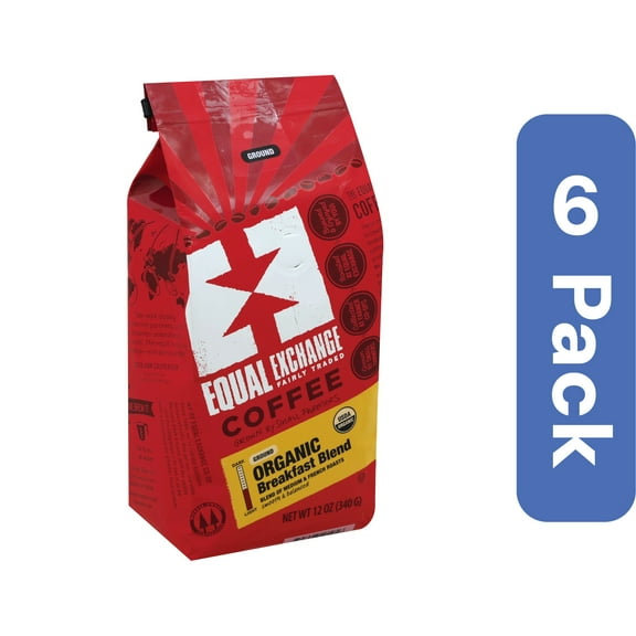 Equal Exchange Coffee Drip Breakfast Organic 12 oz (Pack Of 6)