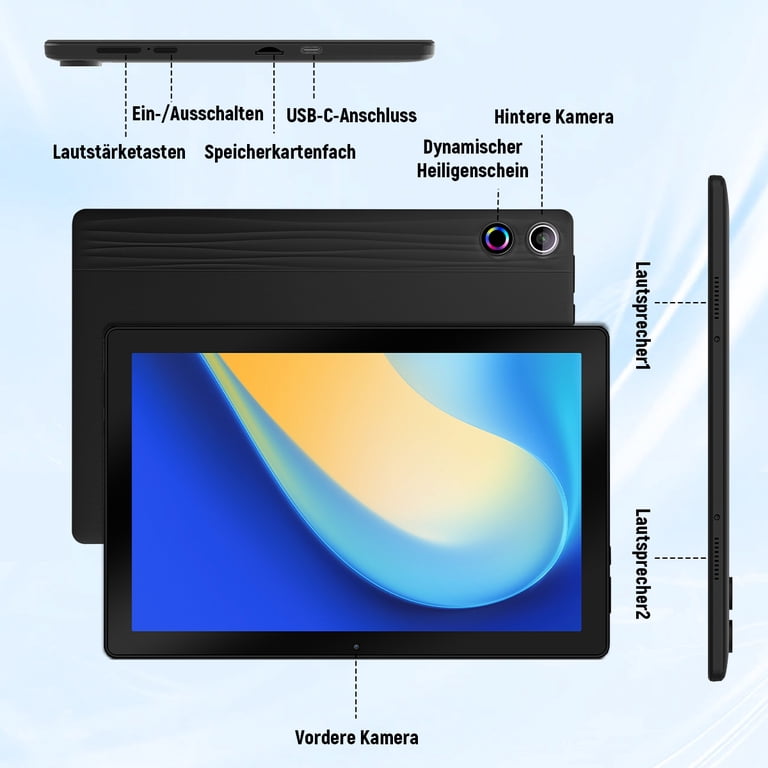 AEEZO Android 14 11inch Tablet , Octa-Core Processor,16GB RAM +