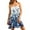 Royal Blue, variant on TQWQT Sundresses for Women Strapless Cute Summer Dresses Casual Tube Tops Plus Size Dress Floral Print Swimsuit Coverup Navy XXL