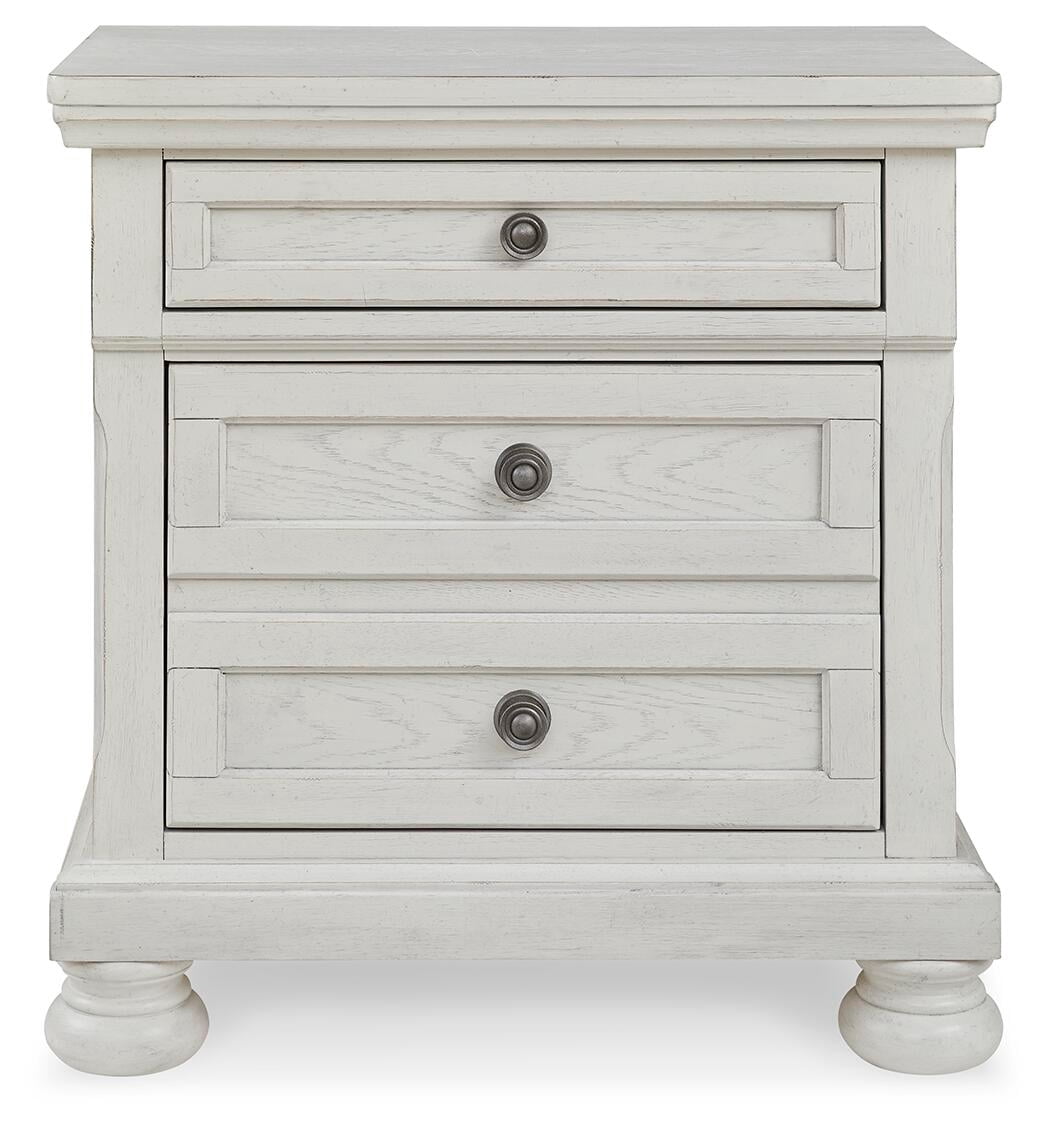 Signature Design by Ashley Robbinsdale 2 Drawer Nightstand, Antique White