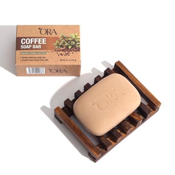ORA Pure Naturals Coffee Body Soap Bar – 4.2 oz - 1