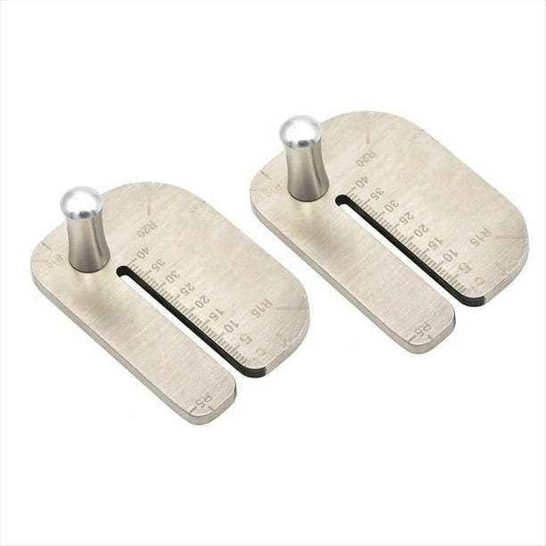 2 Uds. Tabla de Tirar de de Acero Inoxidable, Herramienta PráCtica de Regla de Corte, Accesorios Auxiliares de Hierro para Pinchar Corte de