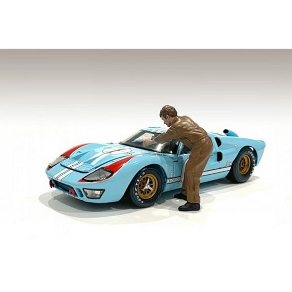 Race Day 1 Figure V, Light Brown - American Diorama 76387 - 1/24 scale Figurine - Diorama Accessory