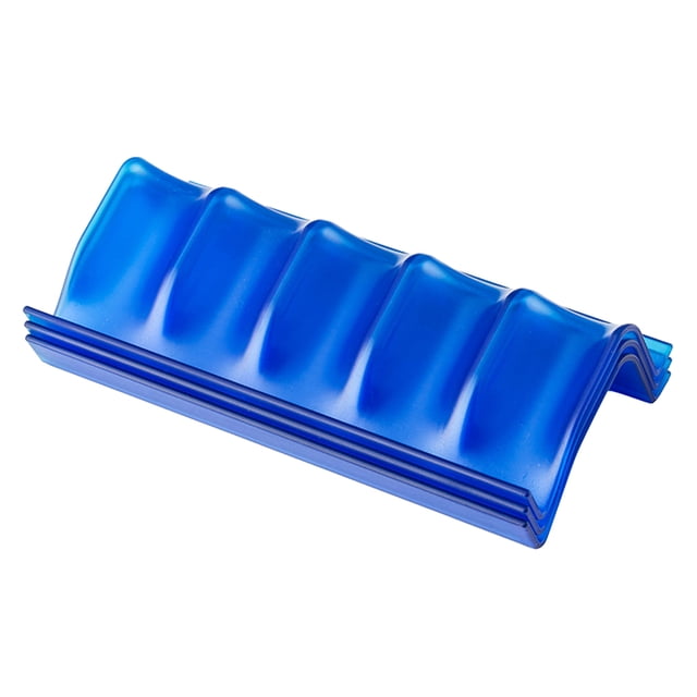 Estante de plástico plegable perfecl para 3 botellas de aceite esencial Color Azul