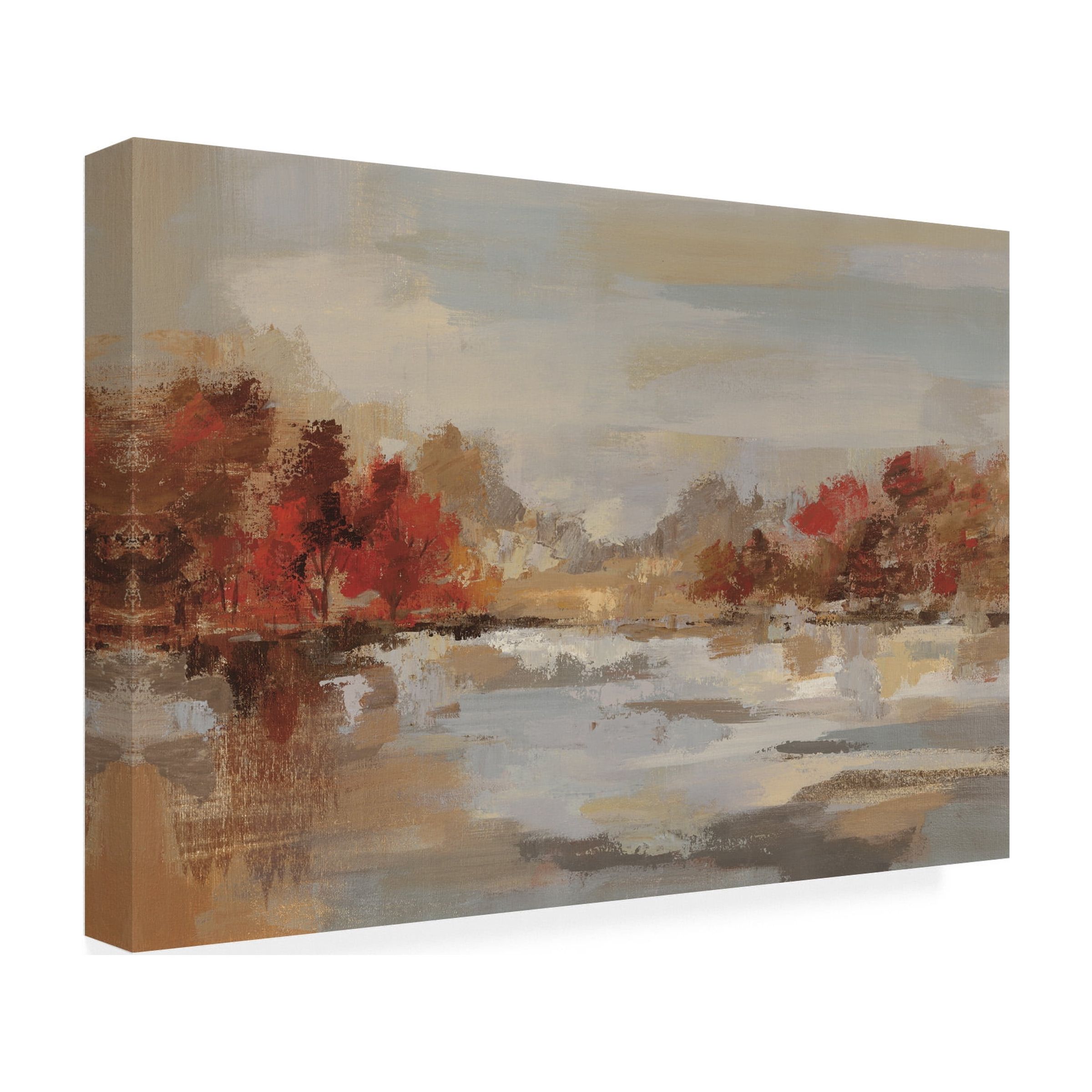 Trademark Fine Art 'Late Fall Reminiscense Crop' Canvas Art by Silvia Vassileva