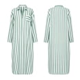 thumbnail image 6 of IUYRTFE Women's Striped Button Down Shirt Dress Long Sleeve Collared Maxi Dress with Pockets Loose Fit Casual Long Gown, 6 of 7