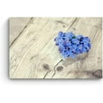 thumbnail image 3 of HFDF Canvas Wall Art Decor Blue Flower Heart Patg for Livg Room Large Day & Night Effect - Modern Home Decor, Vivid Color Prt, Elegant Gift Idea Lumous Artwork 10x8inch Unframed, 3 of 6