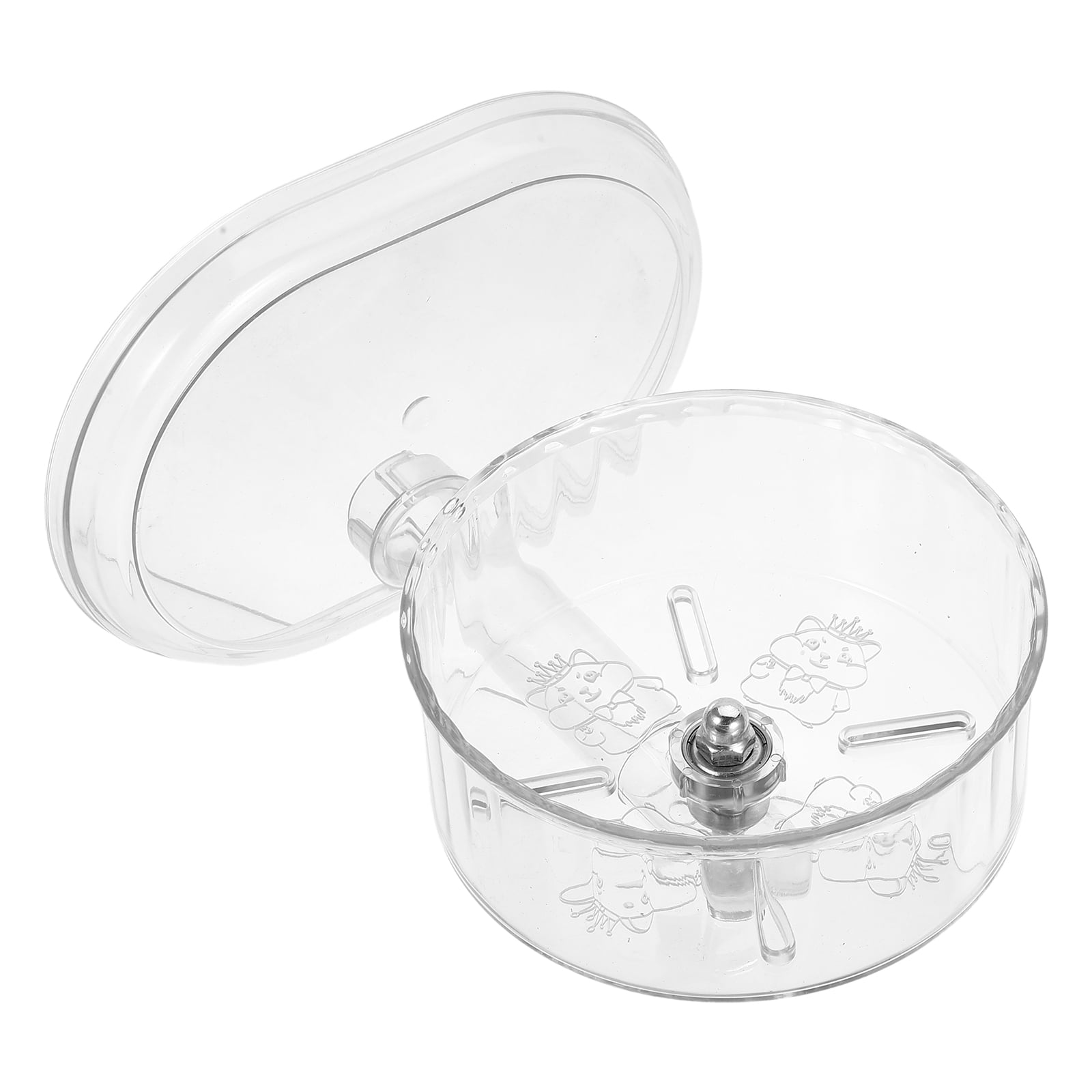 OFFIGAM Small Silent Hamster Exercise Wheel with Stable Stand for Quiet Running and Home Use