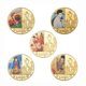 thumbnail image 4 of Todos los diseños están listos para el juego de monedas chapadas en oro de 24k del anime Kirby Mario de dibujos animados con diseño personalizado, 4 of 4