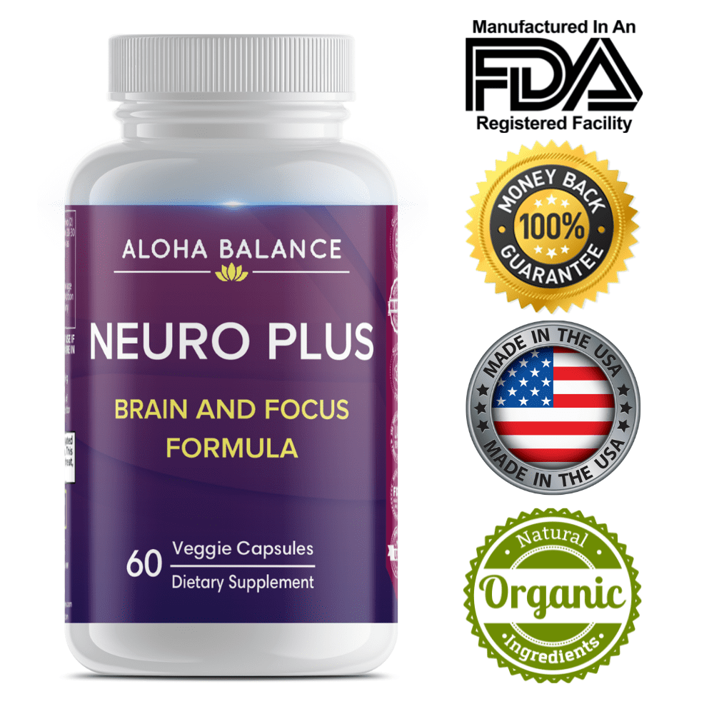 Neuro Plus – Brain and Focus Formula – Nootropics Focus by Aloha Balance