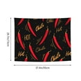 thumbnail image 6 of Kdxio Hot Chili Wall Hanging Tapestries Banner For Bedroom College Dorm Home Living Room Party Decor 29X37 In, 6 of 8