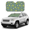 thumbnail image 3 of ZICANCN Car Sun Shades Front Windshield, Interesting Yoga Frogs Automotive Front Window Sun Shield Visor, Small Size, 3 of 9