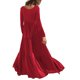 thumbnail image 4 of Vestidos Para Mujer Vestidos de Otoño Color Sólido Suelto Manga Larga Vestido Largo Cuello Redondo Asimétrico Swing Laye Playa Vestido Largo Odeerbi ODB132456, 4 of 6