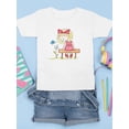thumbnail image 3 of Girl Looking At A Flower T-Shirt Juniors -Image by Shutterstock,  Large, 3 of 4