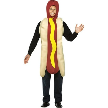 Hot Dog Adult Halloween Costume - One Size (Best Dog Costumes Ever)