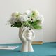 thumbnail image 2 of Decoraciones de jarrones blancos modernos, decoraciones para el hogar con cerámica tratada a alta temperatura, ideal para plantas suculentas, gran regalo para diversas ocasiones como cumpleaños,, 2 of 5