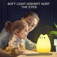 thumbnail image 2 of Led Night Light , Led Cat Night Light Silicone Baby Night Light Portable Child, 2 of 5