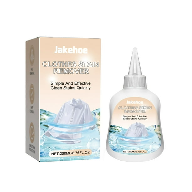 Clearance!Quitamanchas para ropa,eliminador de olores,agente de limpieza enzimático activo para ropa interior,sujetador,pantalones,suministros de limpieza de camisetas,200ml