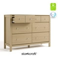 thumbnail image 6 of Storkcraft Horizon 6 Drawer Nursery Double Dresser, Driftwood, 6 of 14