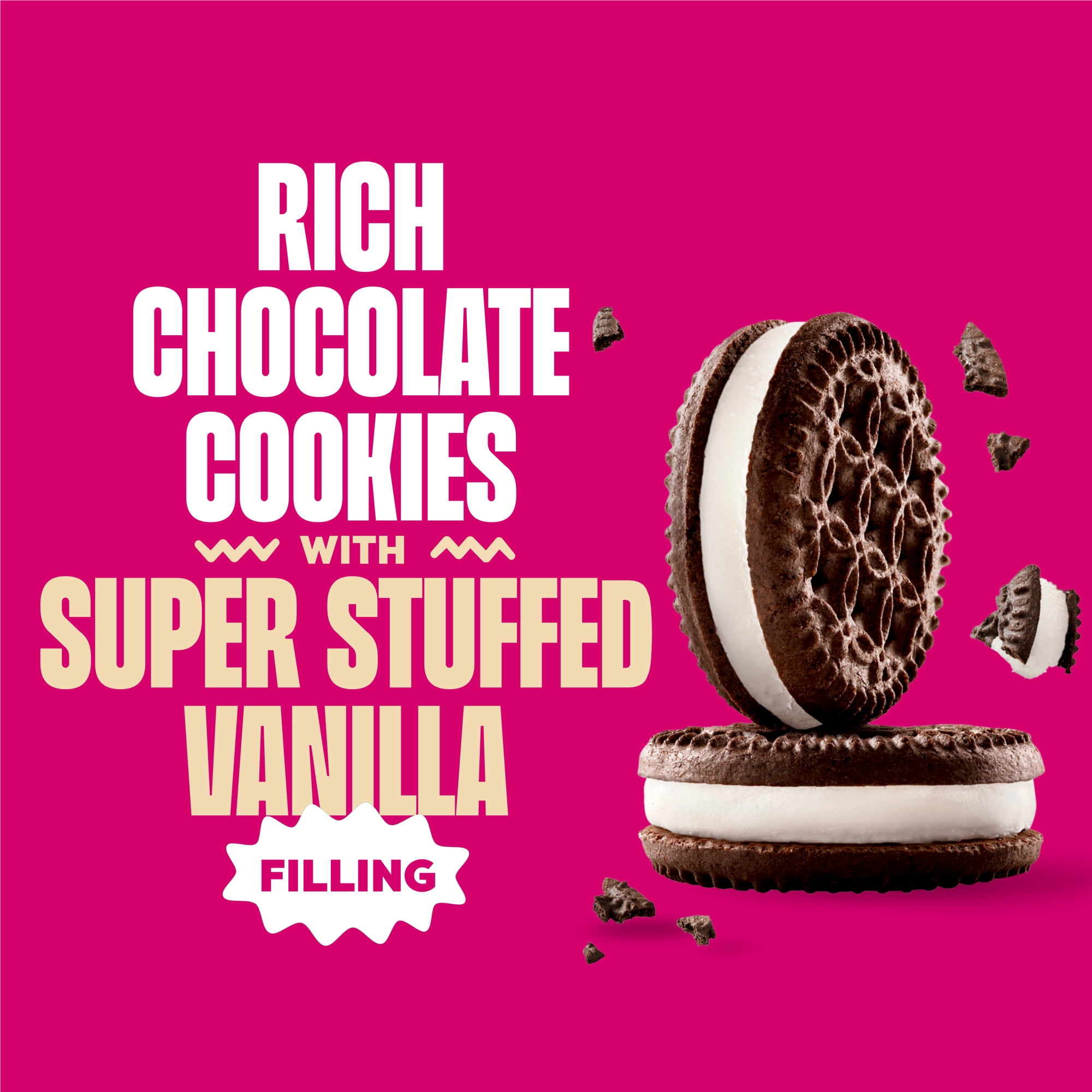 (3 pack) Glutino Gluten Free Super Stuffed Chocolate Vanilla Crème Flvrd Sandwich Cookies, 11.1 oz.