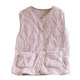 thumbnail image 2 of Pijama de manga larga para mujer, de invierno, grueso, de color sólido, con botones y bolsillo, de forro polar cálido, ropa de dormir, top de poliéster para mujer, 2 of 9