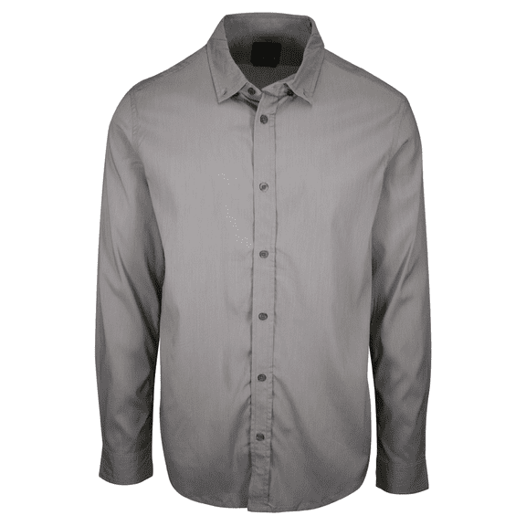 prAna Men's Grey L/S Woven Shirt