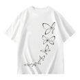 thumbnail image 2 of Clothes for Tween Girl 6-7 Years Short Sleeve T-Shirts Holidays Tops Trendy Clothes School Clothes for Girls White, 2 of 4