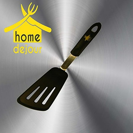 Home Dejour Heat Resistant Silicone Spatula Our Best Fish Turner | Omelette Spatula Long Slotted Silicone Turner Color: (Best Way To Reheat An Omelette)