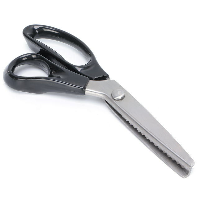 Pinking Shears, Comfortable Wavy Serrated Scissor Stainless Steel For Lining For Sewing Cloth For Leather For Crafts