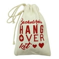 thumbnail image 4 of Darling Souvenir Hangover Kit Bachelorette Party Favor Bags First Aid Kit Canvas Bags 4 x 6 Inch, 10 Pcs, 4 of 4