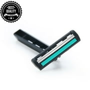 Disposable Soft Micro Fins Skin Friendly Facial Hair Shave Razor Blade - 10 Pieces