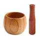 thumbnail image 2 of Juego de triturador de ajo y especias, tazón reutilizable para moler especias, juego de machacador de ajo L, 2 of 9