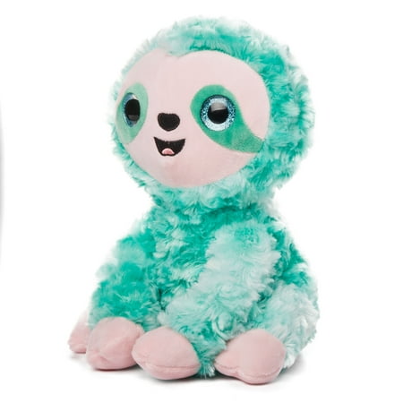 Spark Create Imagine 9" Bright Eye Green Sloth Plush Toy