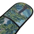 thumbnail image 4 of Yayeee Double Oven Mitt Kitchen Heat Resistant Baking 35" x7" Quilted Glove, Blue Mountain, 4 of 6