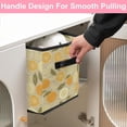 thumbnail image 5 of RATGDN Collapsible Fabric Cube Storage Bin with Double Handles for Living Room Bedroom Office Black - Orange Shallow Warm Color, 5 of 7