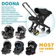 thumbnail image 4 of Funda impermeable para asiento de coche IvyWind universal negra con bolsa de almacenamiento, 4 of 7