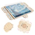 thumbnail image 1 of VEVOR 1500 Piece Puzzle Board with Drawer Cover Portable Wooden Jigsaw 34x25 in, 1 of 9